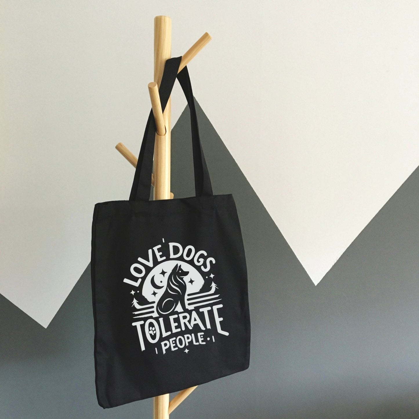 Love Dogs, Tolerate People Tote bag/Shopper - On Your Barks Merch