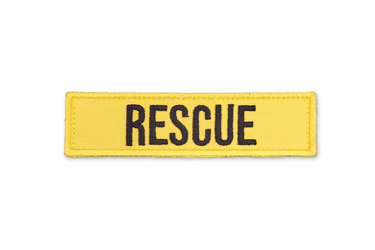 Rescue EmbroideYellow Patch - Yellow - On Your Barks Merch