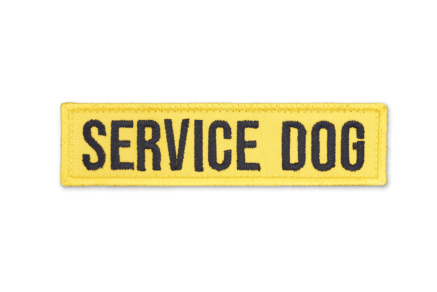 Service Dog EmbroideYellow Patch - Yellow - On Your Barks Merch
