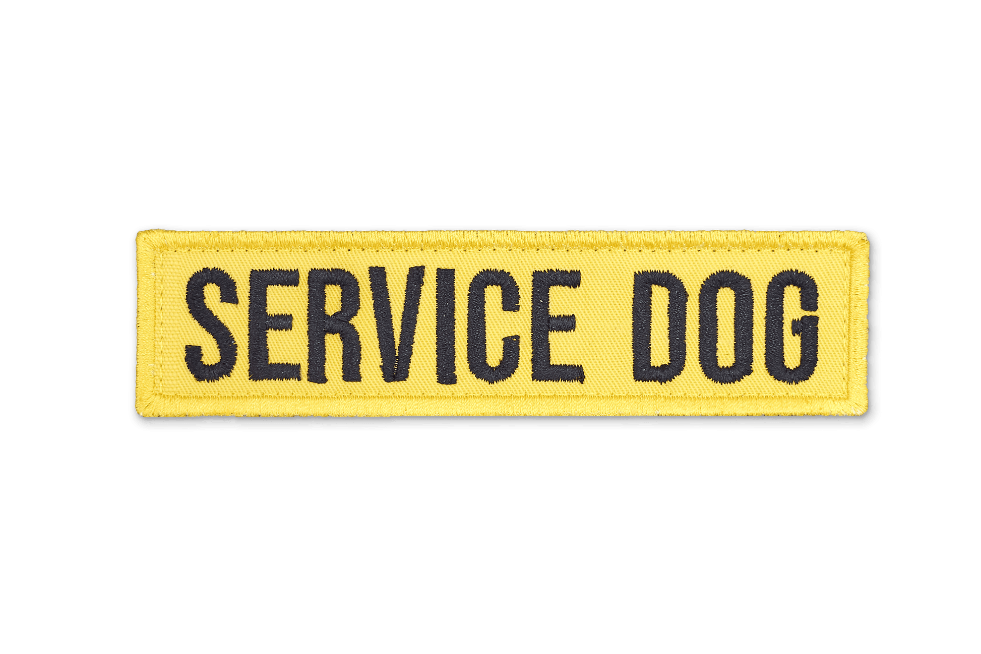 Service Dog EmbroideYellow Patch - Yellow - On Your Barks Merch
